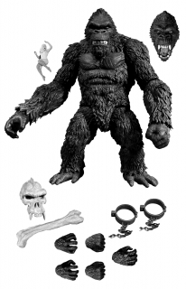 King Kong - figúrka King Kong of Skull Island Exclusive Black & White 18 cm