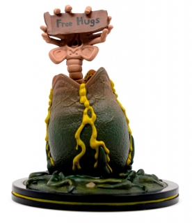 Alien Q-Fig - diorama Facehugger 9 cm