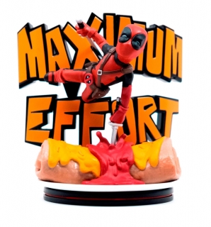 Marvel Q-Fig MAX - diorama Deadpool Maximum Effort 14 cm
