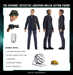 The Expanse - figúrka Detective Josephus Miller 20 cm