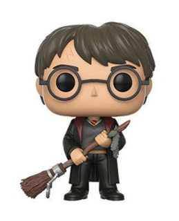 Harry Potter POP! - figúrka Harry with Firebolt & Feather Exclusive 9 cm